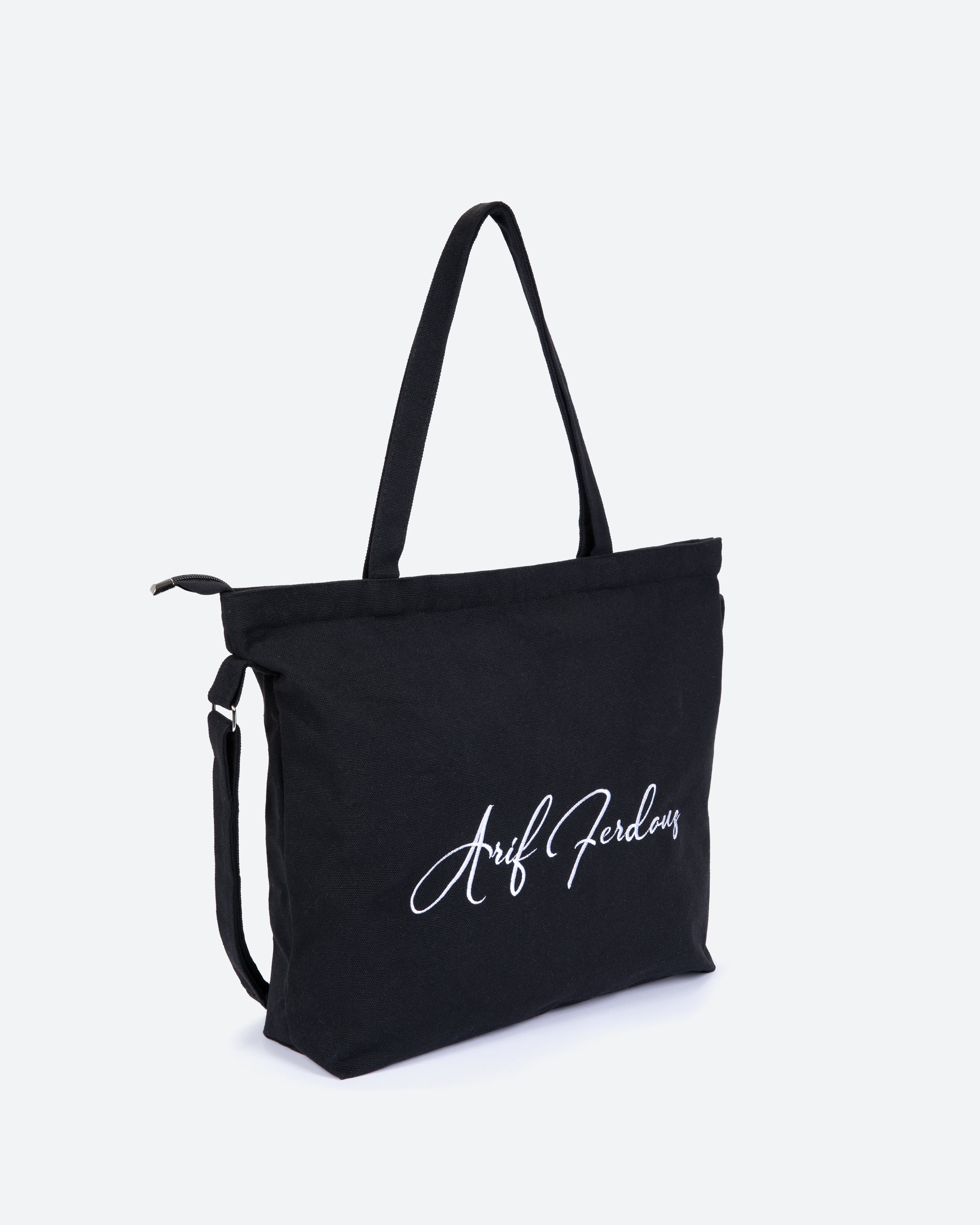 BLACK CANVAS BAG