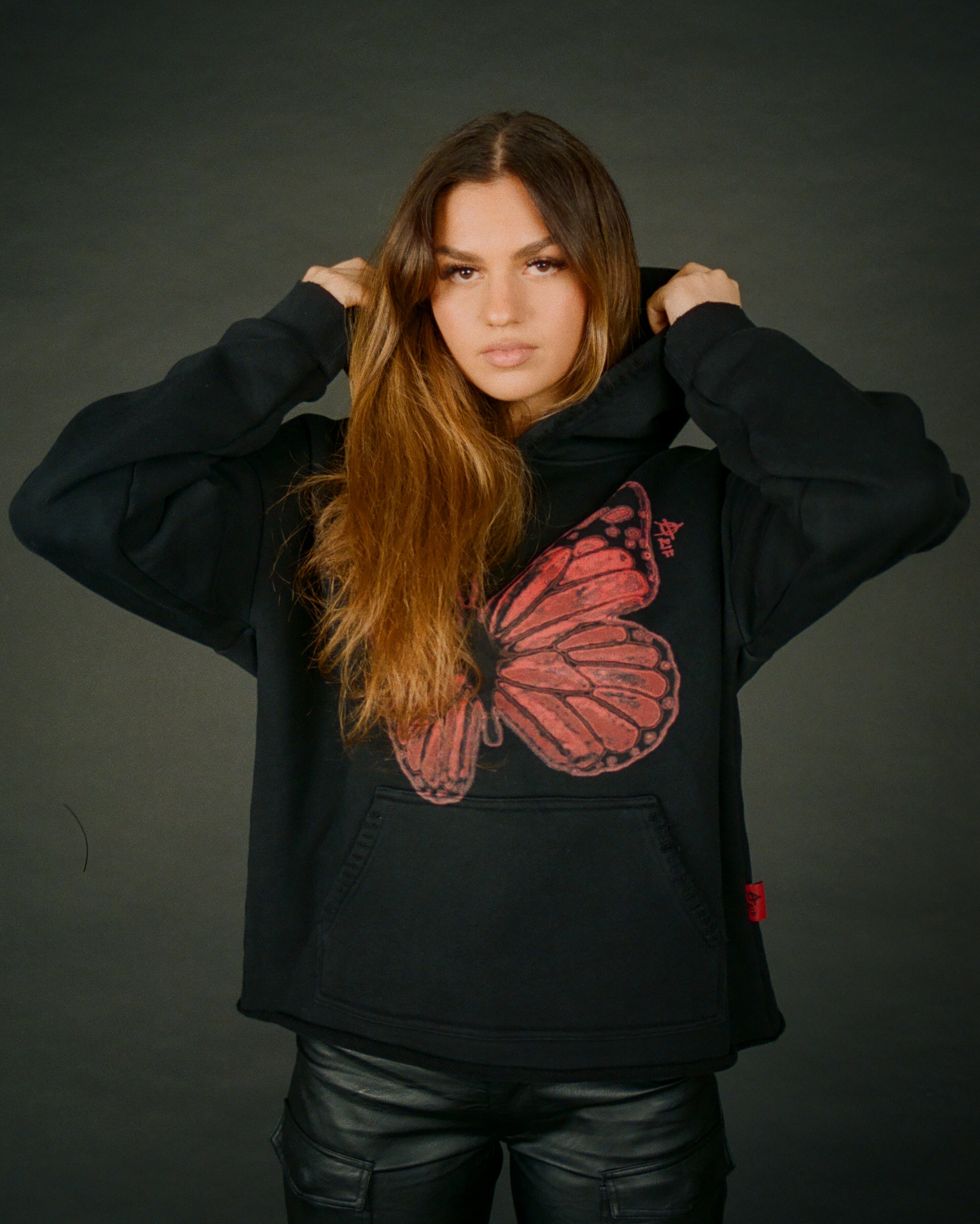 MIDNIGHT BUTTERFLY HOODIE