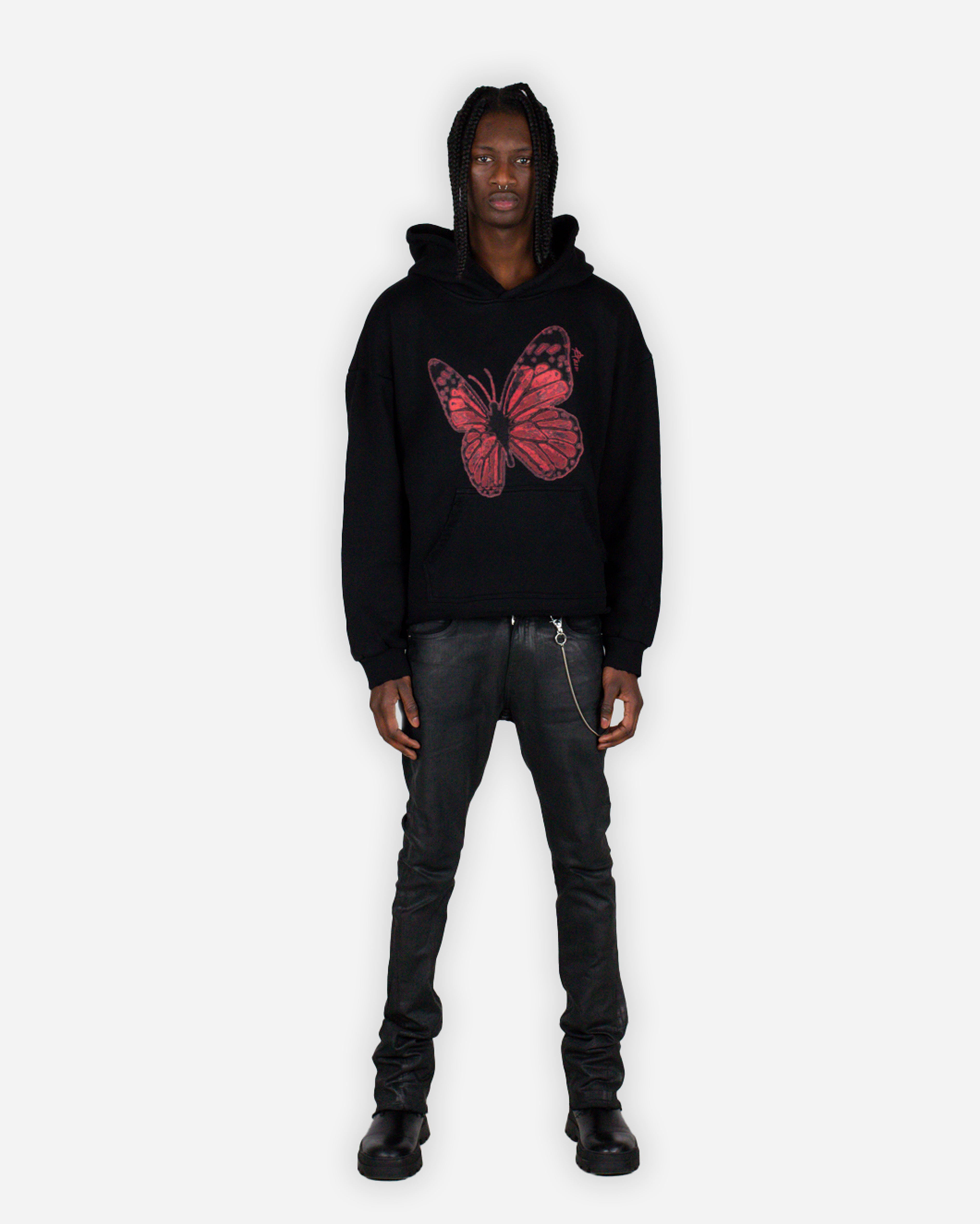 MIDNIGHT BUTTERFLY HOODIE