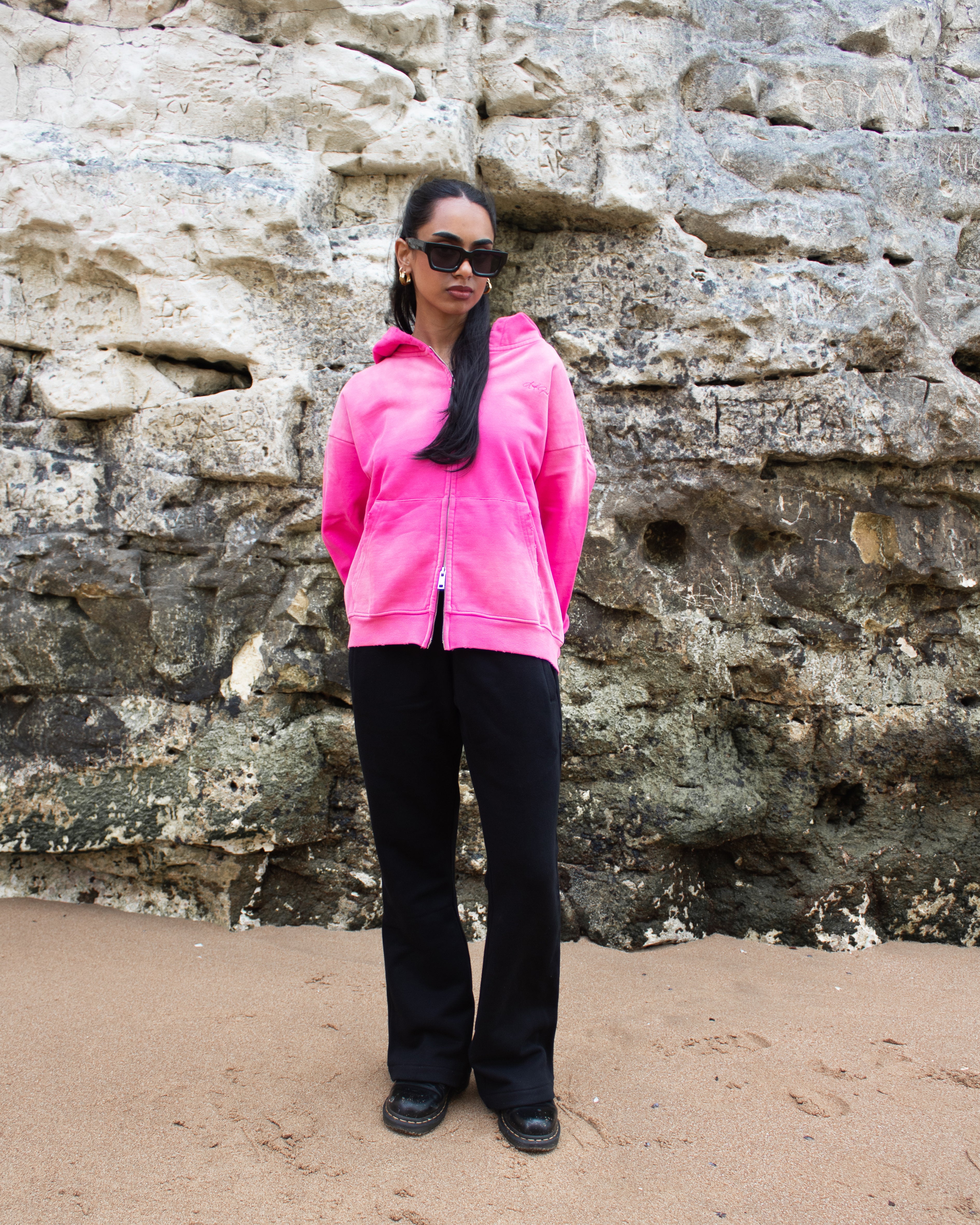 WASHED PINK HOODIE