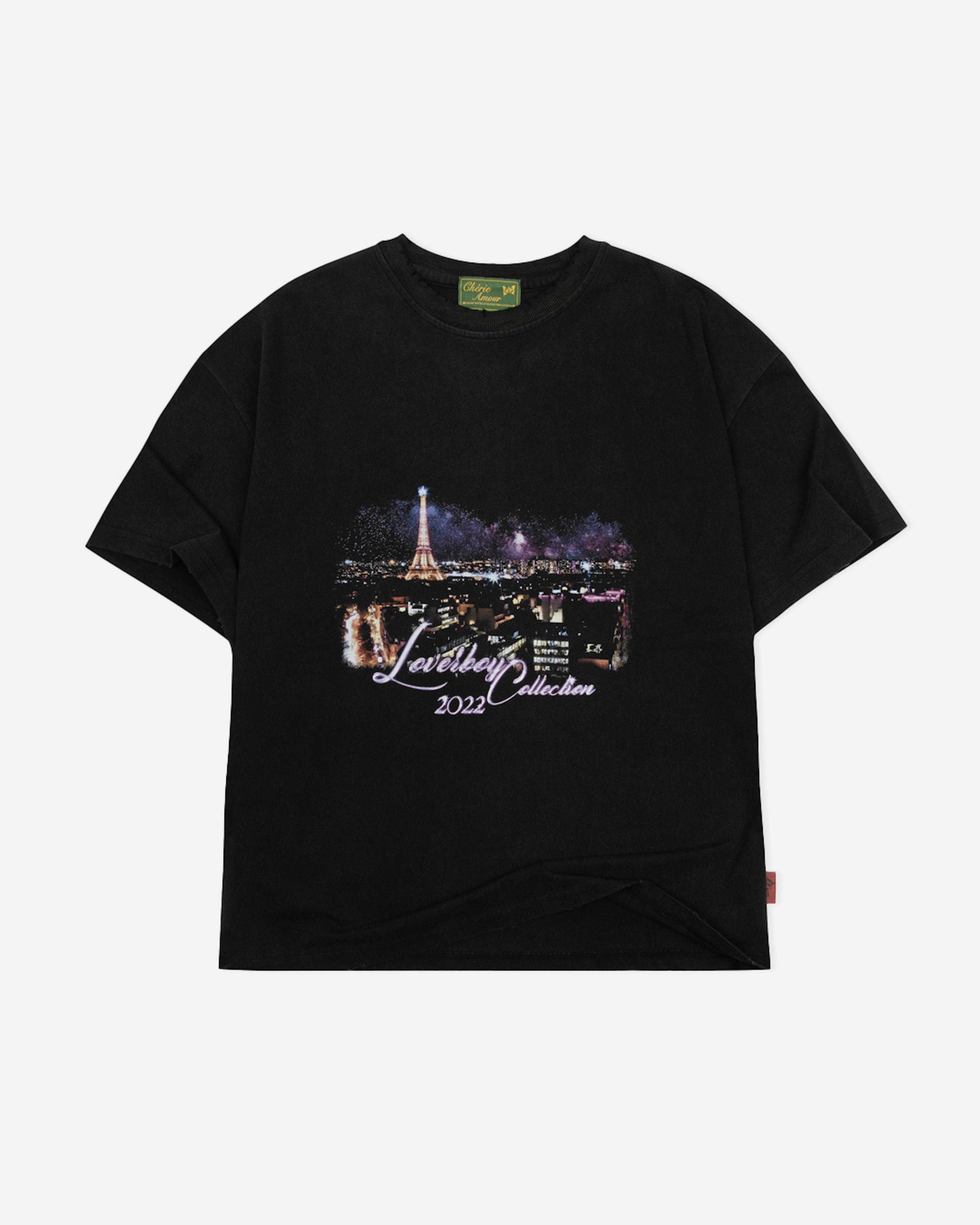 LOVERBOY T-SHIRT - WASHED BLACK