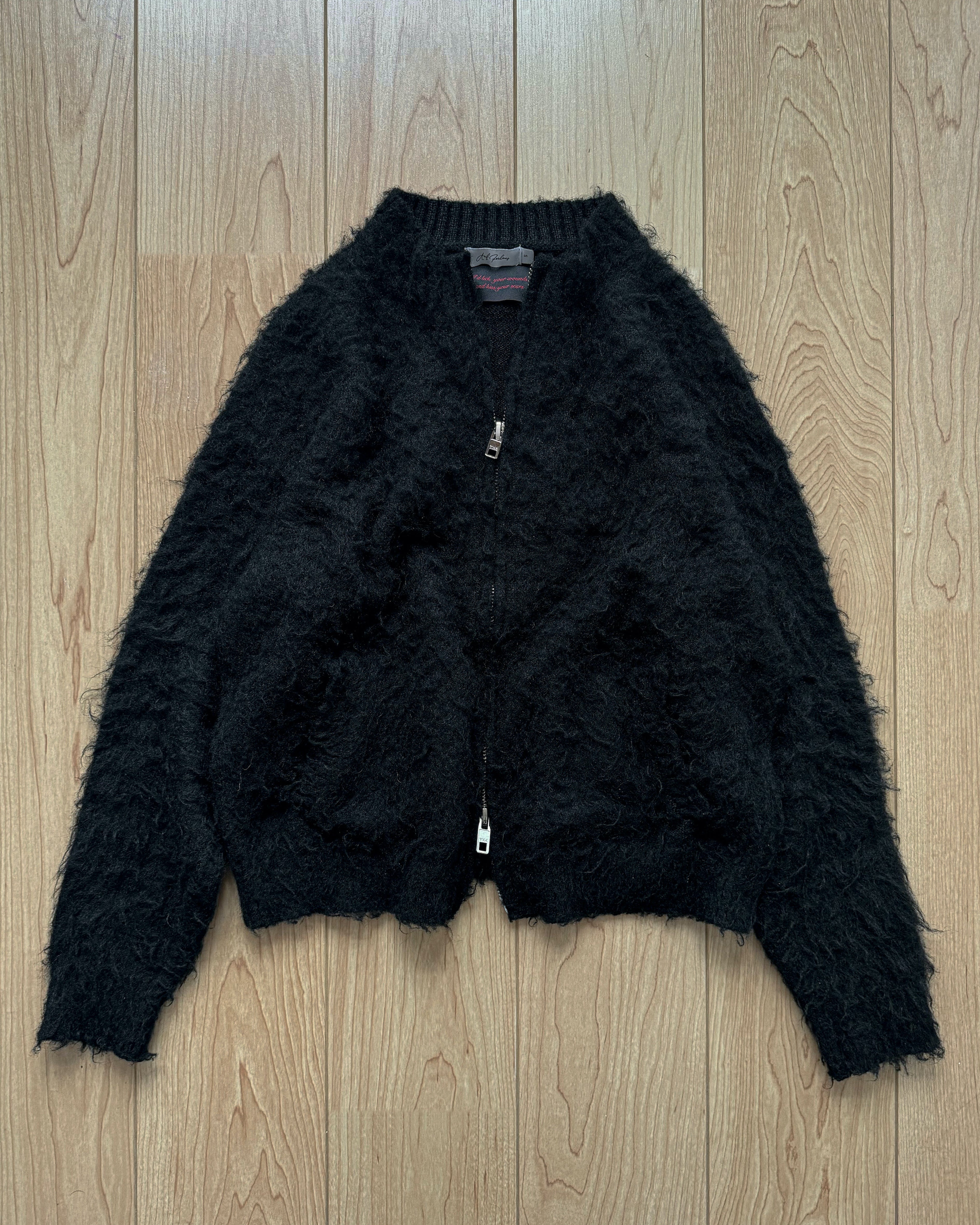 MOHAIR ZIP JACKET