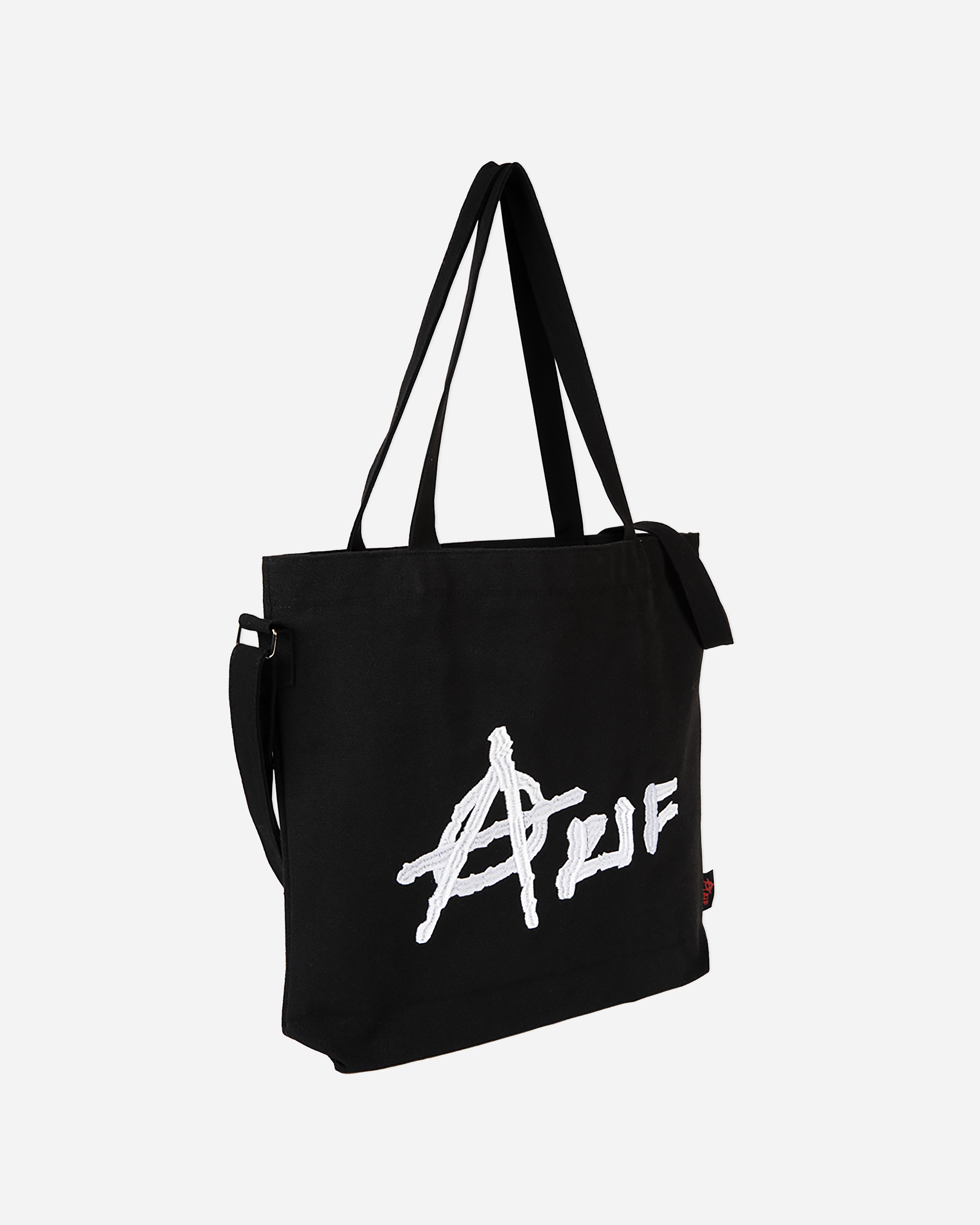 BLACK MORE LOVE TOTE BAG