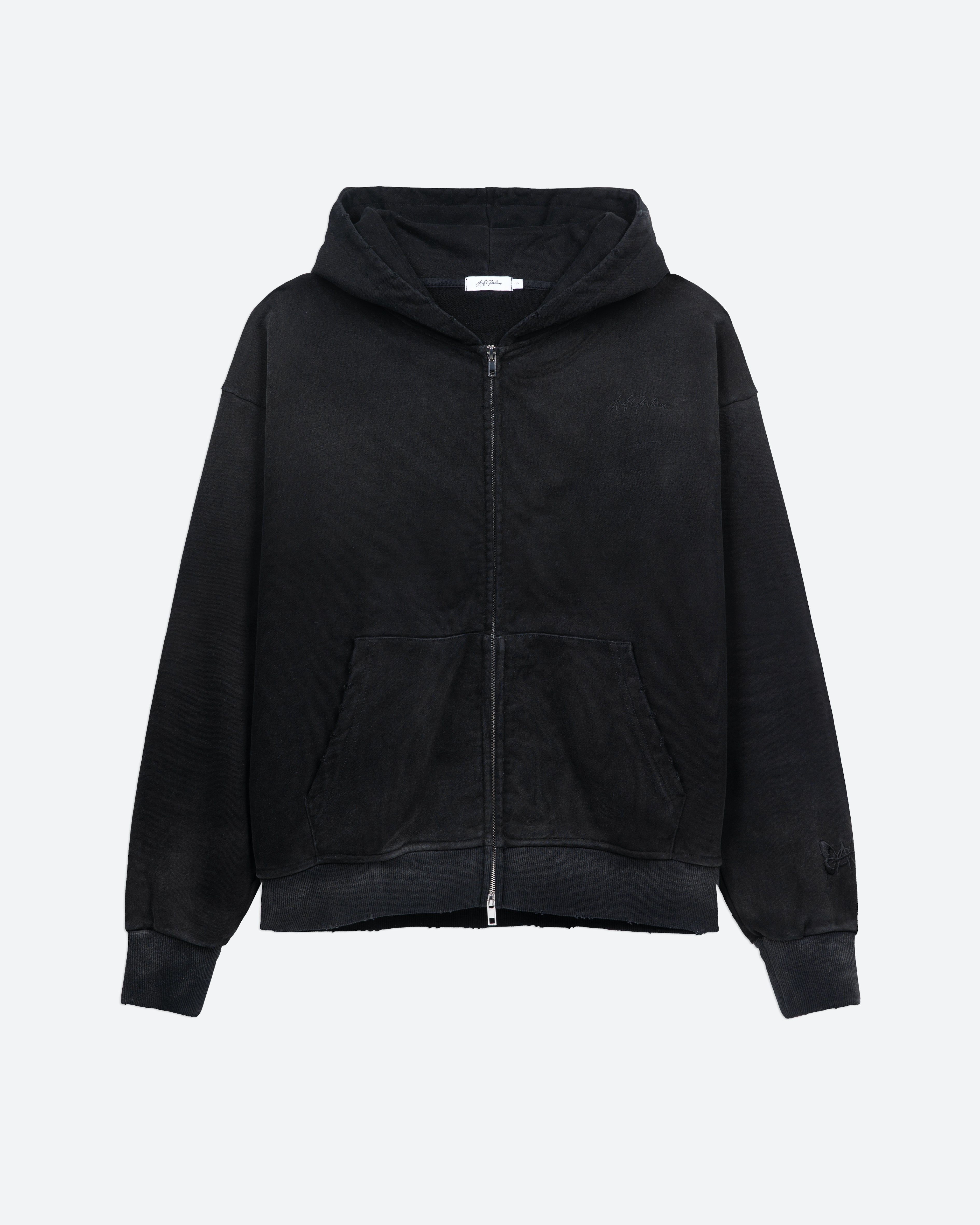 WASHED BLACK HOODIE