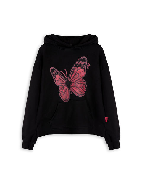 MIDNIGHT BUTTERFLY HOODIE